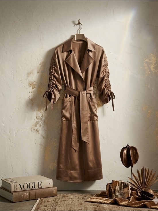 cinq a sept Jackets & Blazers - Cinq à Sept Aziza Duster Trench Coat Pewter XS/S NWT